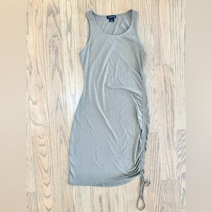 Trouvé Nordstrom Women’s Olive Green Ruched Dress Size X-Small